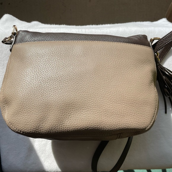 NWT MICHAEL MICHAEL KORS HANDBAG BEDFORD Dark Taupe/ Coffee - Picture 3 of 10